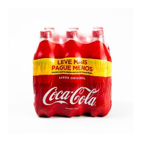 REFRI COCA COLA 600ML 6UN