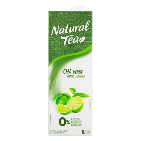 Chá verde de limão natural tea 1l