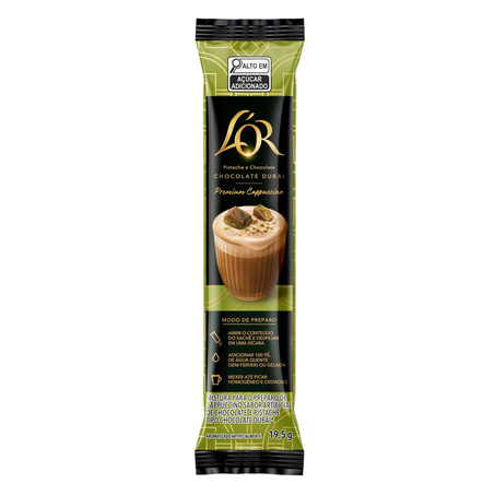 Cappuccino Lor 19g - Dubai - Chocolate com Pistache