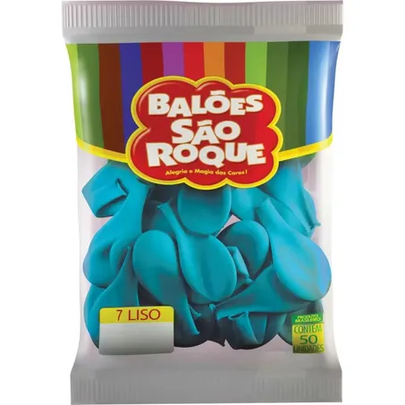 BALAO IMPERIAL SAO ROQUE Nº070 AZUL OCEANO C/50   