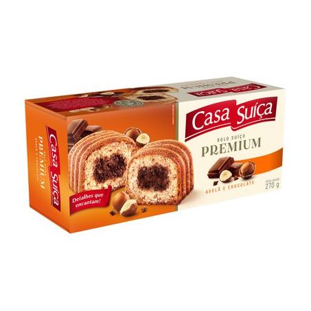 Bolo Casa Suiça Gold Tirolez Embalagem 270G