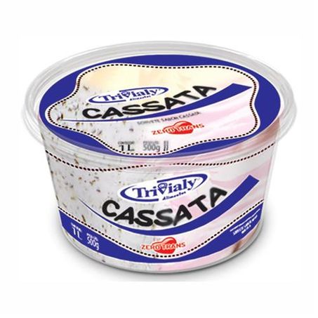 SORVETE TRIVIALY 1L CASSATA