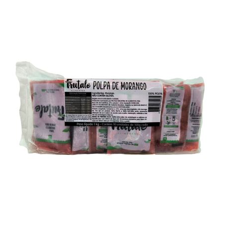 POLPA DE MORANGO 1KG FRUTALE
