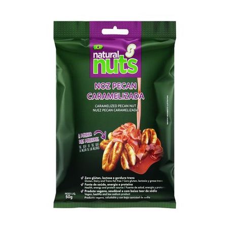 
Nozes pecan Natural Nuts caramelizada 50g