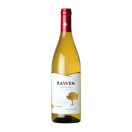 Vinho chileno rawen estate bottled chardonnay 750ml
