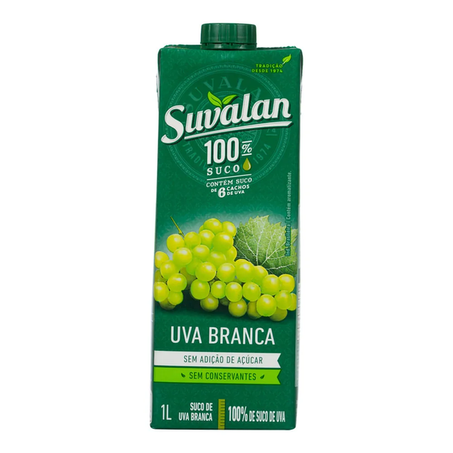 Suco Uva Branca Suvalan 1L