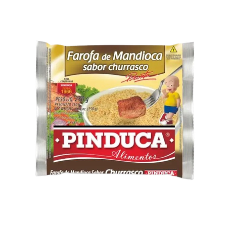 Farofa de mandioca pinduca churrasco 250g