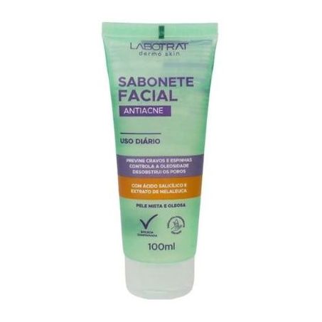 SABONETE FACIAL LABORAT ANTIACNE DERMO SKIN 100ML