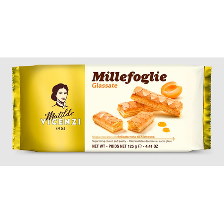 Biscoito Matilde Vicenzi 100g Folhado Bocconcini Creme De Cacau