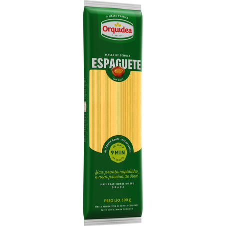 MASSA COM OVOS ORQUIDEA ESPAGUETE 500G