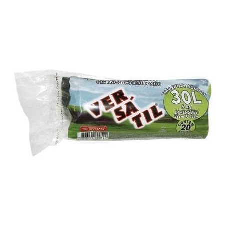 Saco para lixo versátil 30 litros