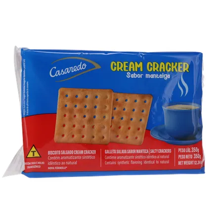 Biscoito casaredo cream cracker 350g 360-35