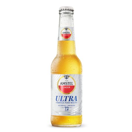 CERVEJA LAGER PURO MALTE SEM GLÚTEN AMSTEL ULTRA