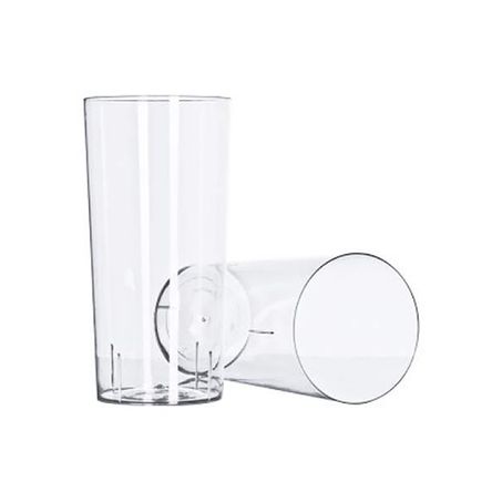 COPO ACRILICO CERVEJA/SUCO STRAWPLAST 340ML C/10