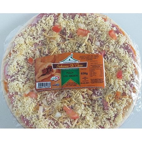 Pizza sabores d casa los amigos 650g
