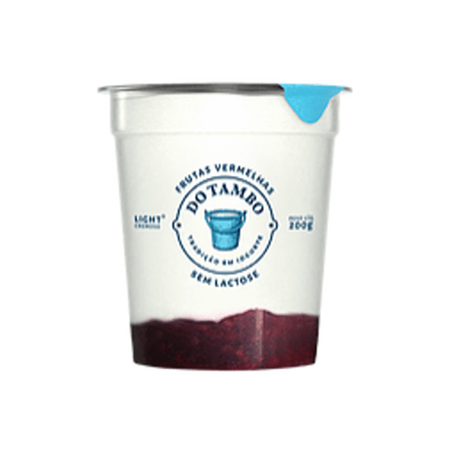 Iogurte Do Tambo Frutas Vermelhas sem lactose 200g