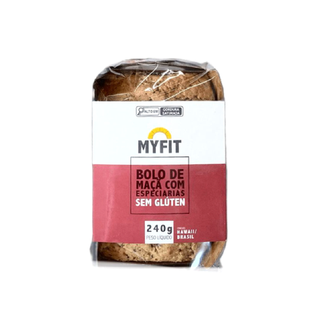 BOLO CONGELADO MYFIT SEM GLÚTEN MAÇA COM ESPECIARIAS 240G