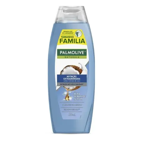 Shampoo Palmolive Naturals Nutrição Extraordinária Tamanho Família Frasco 650ml