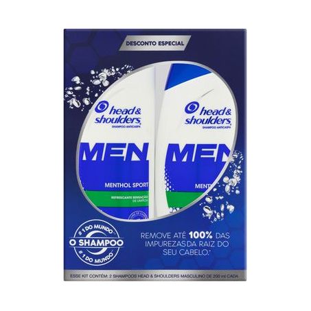 Kit shampoo + shampoo head shoulders 200ml crescimento