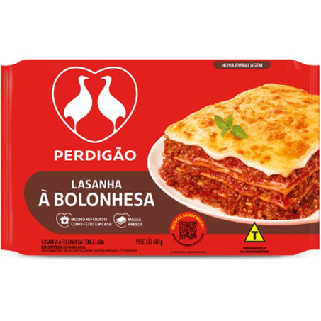 Lasanha Perdigão 600g - Bolonhesa