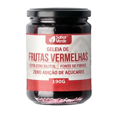 GELEIA DE FRU VERM XILITOL190G - POP HOUSE