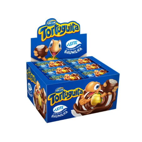 Chocolate Arcor Tortuguita Baunilha
