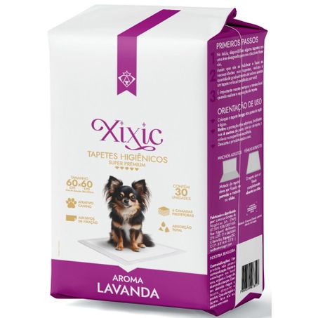 TAPETE HIG XIXIC LAVANDA 60X60CM C/ 30UN