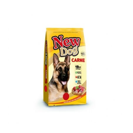 RACAO P/CACHORRO NEW DOG CARNE 1 KG               