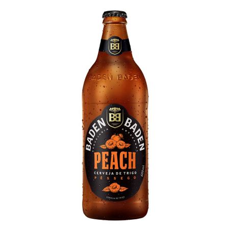 Cerveja de trigo peach baden baden