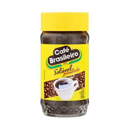 Café Solúvel Granulado Café Brasileiro Vidro 100G