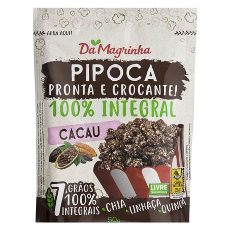 PIPOCA PRONTA INTEGRAL CACAU DA MAGRINHA