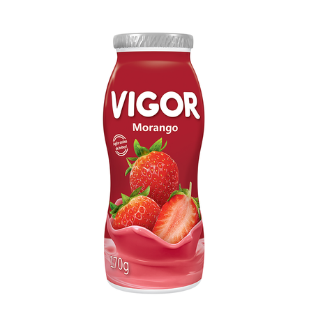 Iogurte Morango Vigor Frasco 170G