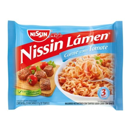 Macarrão Instantâneo Nissin Lamen 85G Car./Tom.