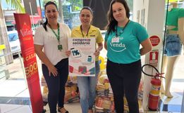 Grupo Grazziotin realiza doação de alimentos em São Miguel do Oeste