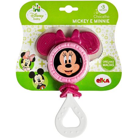 BRINQUEDO ELKA CHOCALHO MINNIE