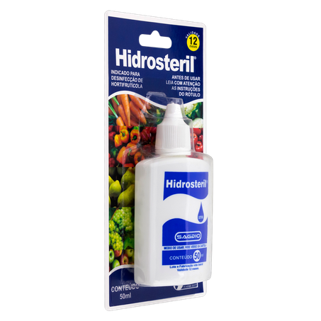 Desinfetante em Gotas para Hortifruti Hidrosteril Blister 50ml 360-1