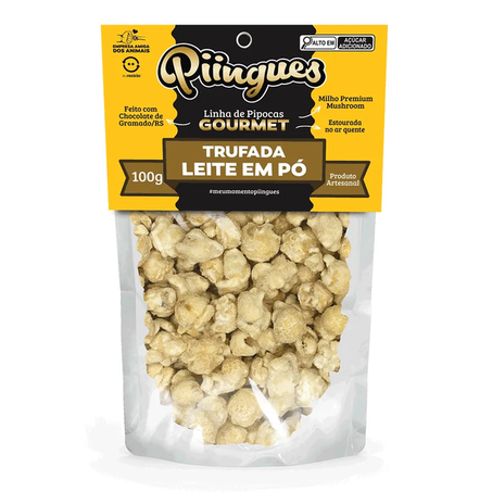 PIPOCA DOCE PIINGUES GOURMET TRUFADO EM PO 100G