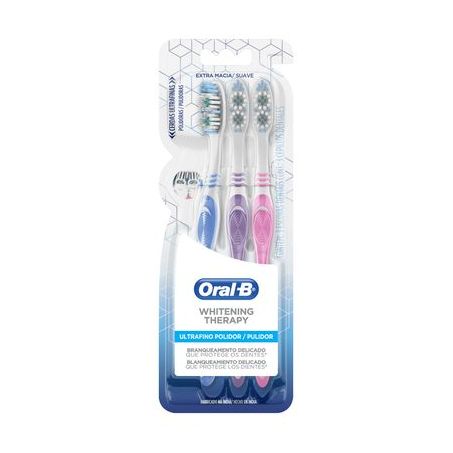 ESCOVA DENTAL ORAL-B WHITENING THERAPY C/3UN