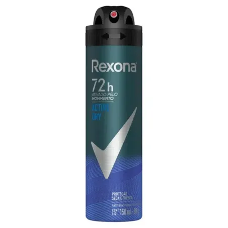 DESODORANTE AEROSOL REXONA 90 G MEN ACTIVE        