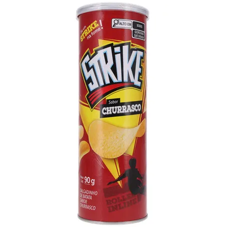 SALGADINHO BATATA STRIKE CHURRASCO POTE 90G 360-0