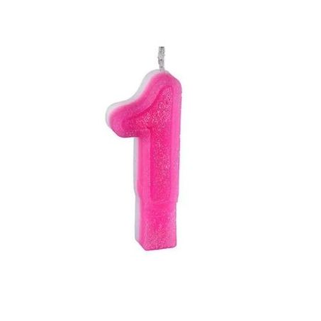 VELA TUBE ROSA N.1 CONFESTA 