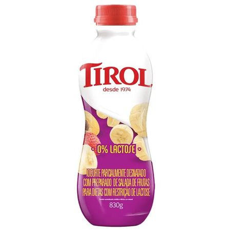 IOGURTE SALADA FRUTAS ZERO LACT TIROL 830G