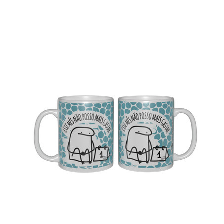 Caneca cerâmica glassral flork way 300ml gr2446