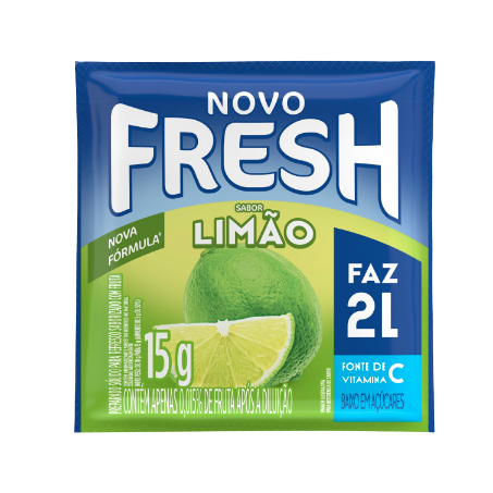 Refresco Em Pó Fresh Limão 15g 
 