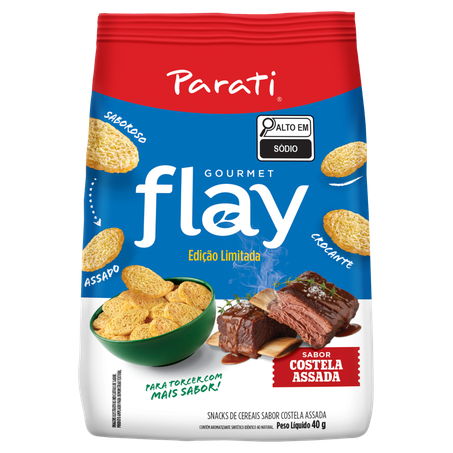 Snack Parati Flay 40g Costela Assada
