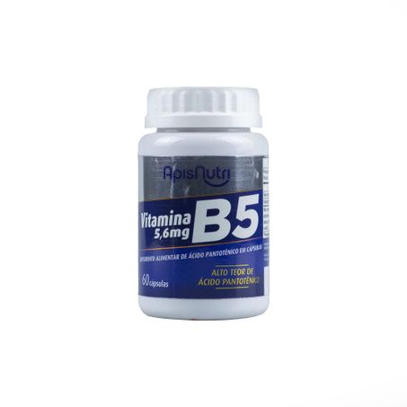 VITAMINA B5 300MG 60CAPS APISNUTRI
