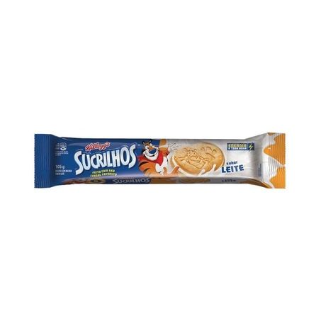 Biscoito Recheio Leite Kelloggs Sucrilhos Pacote 105G