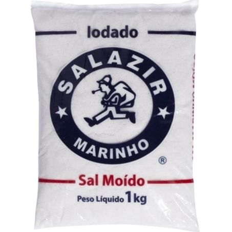 Sal refinado salazir 1kg