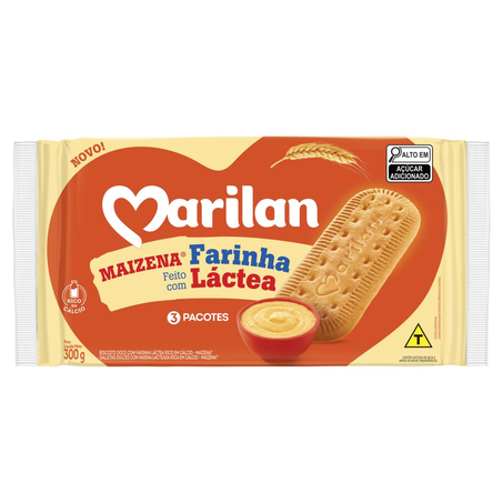Biscoito Marilan 300g - Maizena com Farinha Láctea