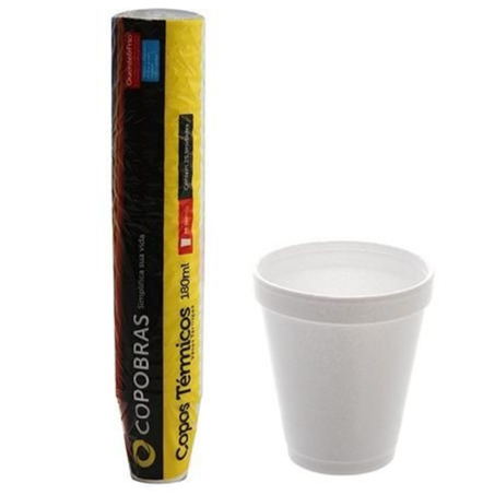 Copo termico descartavel copobras 240ml c/25